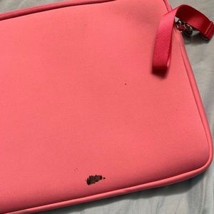 Pink laptop case